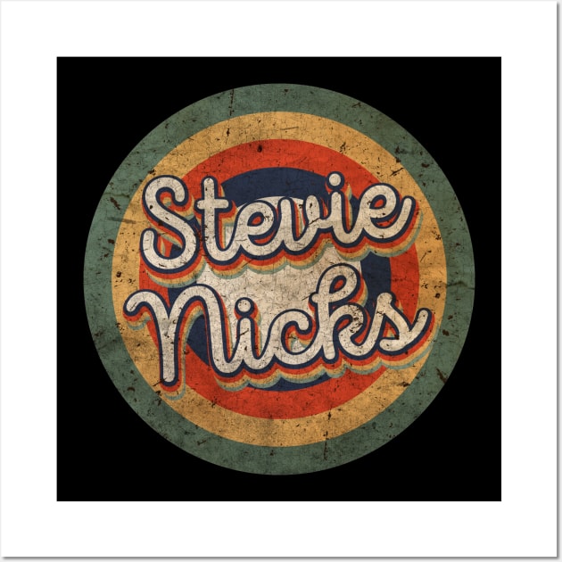 Stevie Name Personalized Nicks Vintage Retro 60s 70s Birthday Gift Wall Art by Romantic Sunset Style